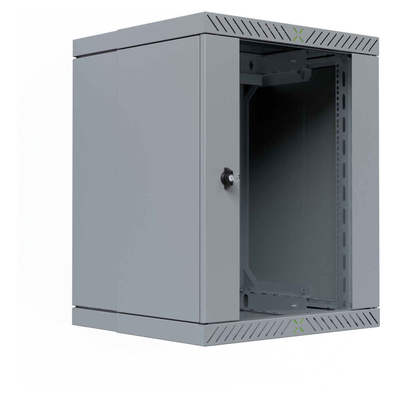 Buy 19' Wandgehäuse X-Rack mit Glastür 400-600mm 15HE grau in Cyprus, Nicosia, Limassol, Larnaka, Pafos