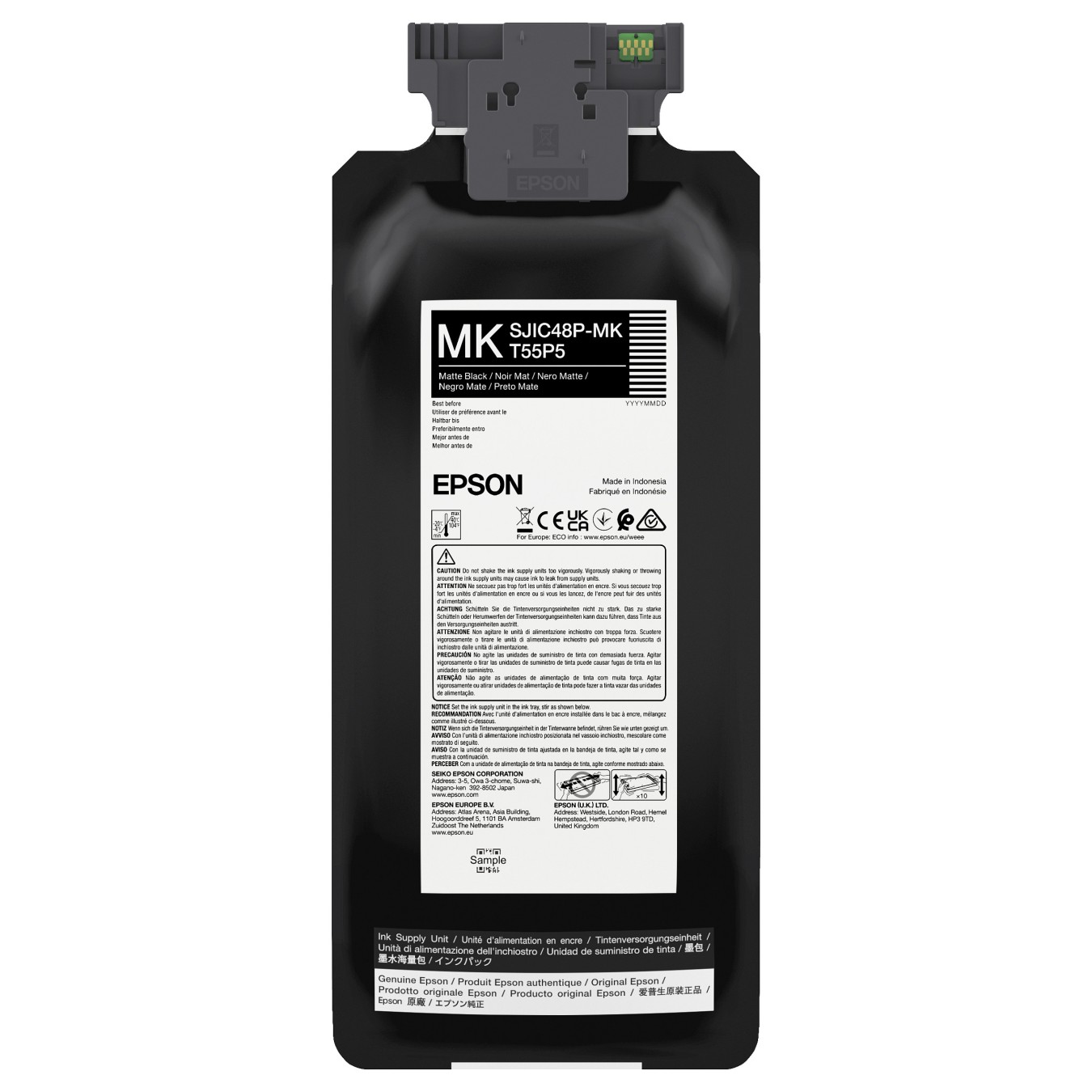 Buy EPSON Tinte schwarz (matt) 480ml CW C8000 in Cyprus, Nicosia, Limassol, Larnaka, Pafos