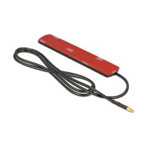 Buy DELOCK LTE Antenne MMCX Stecker 3 dBi omnidirektional starr schwarz Klebemontage in Cyprus, Nicosia, Limassol, Larnaka, Pafo