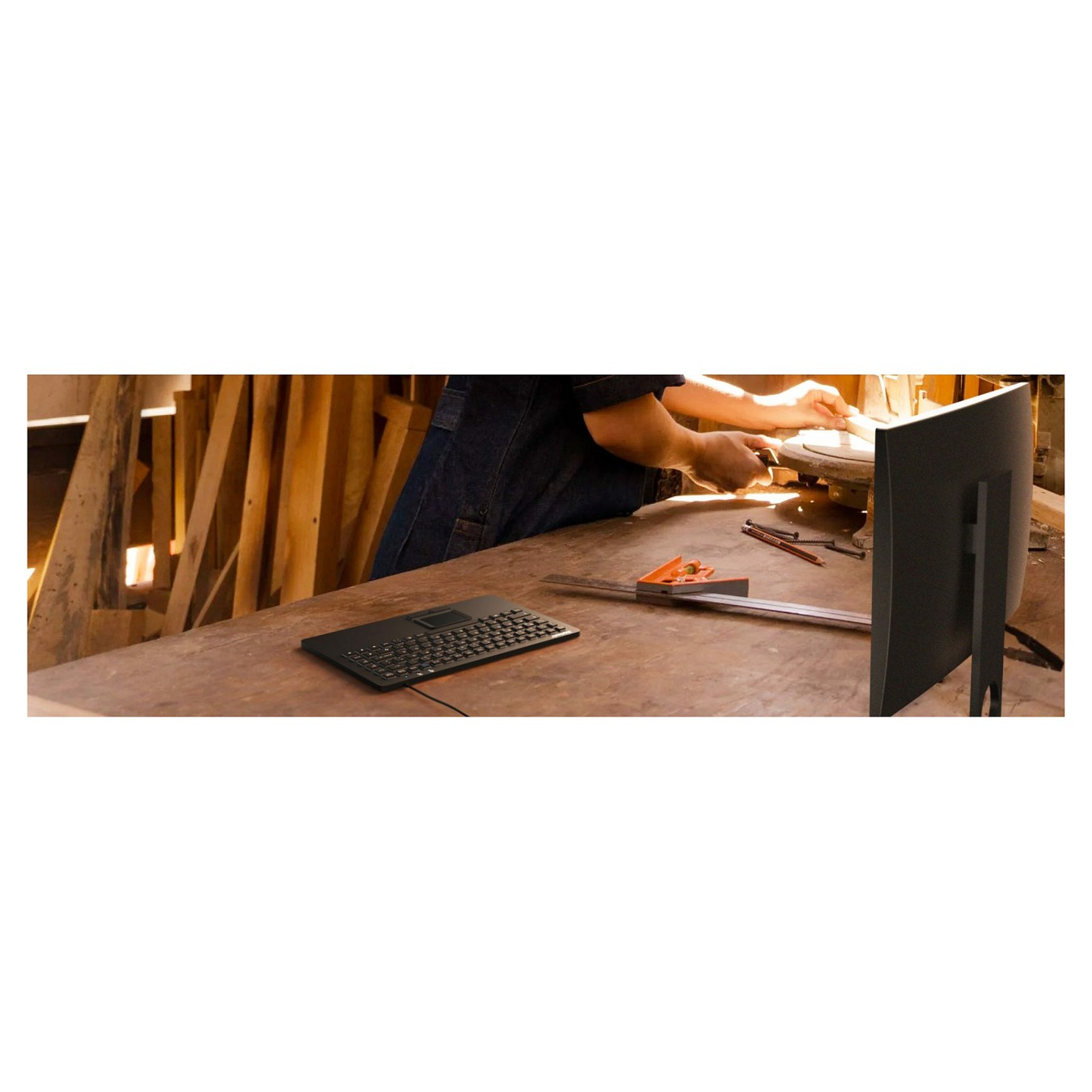 Buy KeySonic KSK-5230IN (UK) IP68 Touchpad + Maus Siliko in Cyprus, Nicosia, Limassol, Larnaka, Pafos