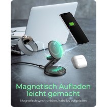 Buy ICY BOX 3-in-1 Magnetische Ladestation Apple Watch IPhone AirPods Faltbar in Cyprus, Nicosia, Limassol, Larnaka, Pafos