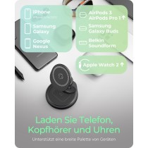 Buy ICY BOX 3-in-1 Magnetische Ladestation Apple Watch IPhone AirPods Faltbar in Cyprus, Nicosia, Limassol, Larnaka, Pafos