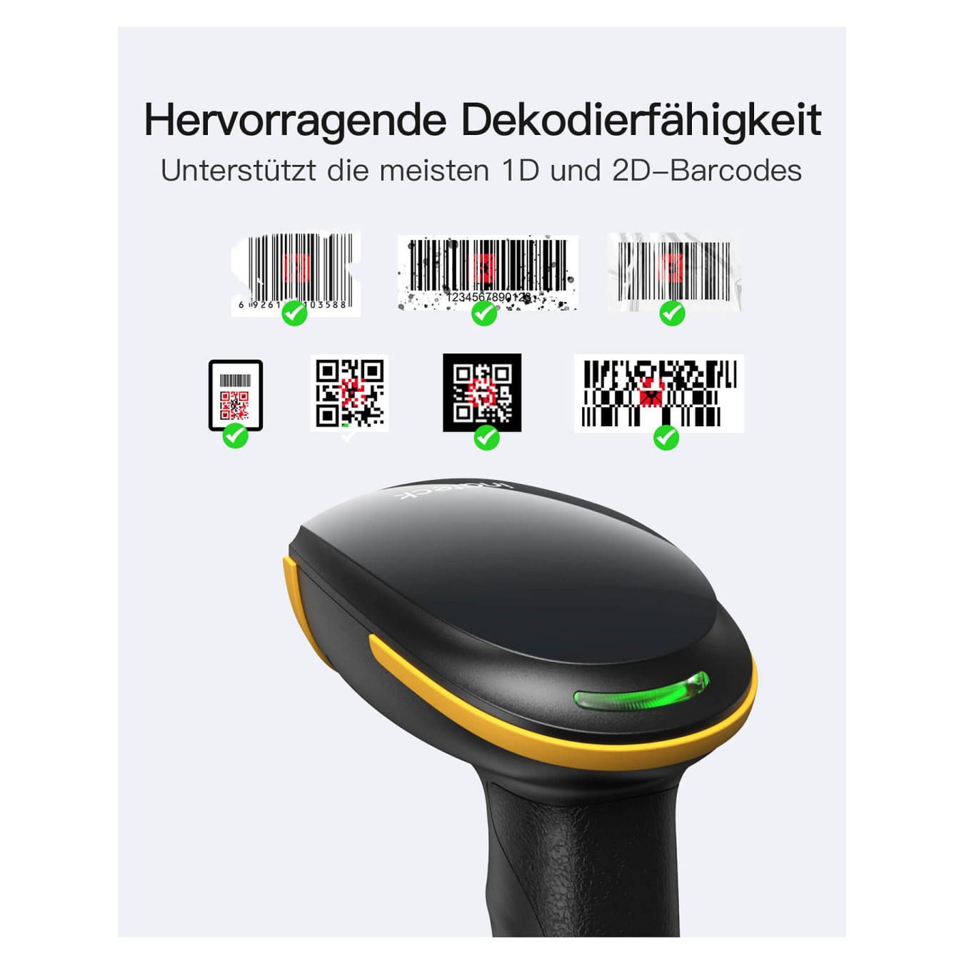 Buy inateck Barcodescanner 35 black [BCST-35_black] in Cyprus, Nicosia, Limassol, Larnaka, Pafos