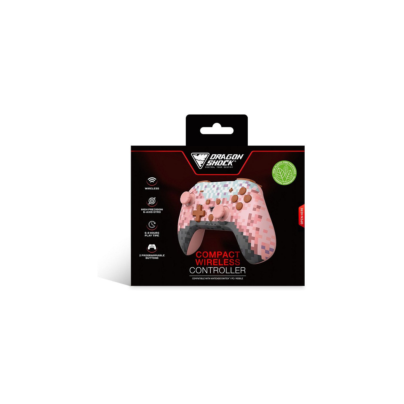 Buy Dragonshock Controller Poptop Wireless Cubes pink switch in Cyprus, Nicosia, Limassol, Larnaka, Pafos