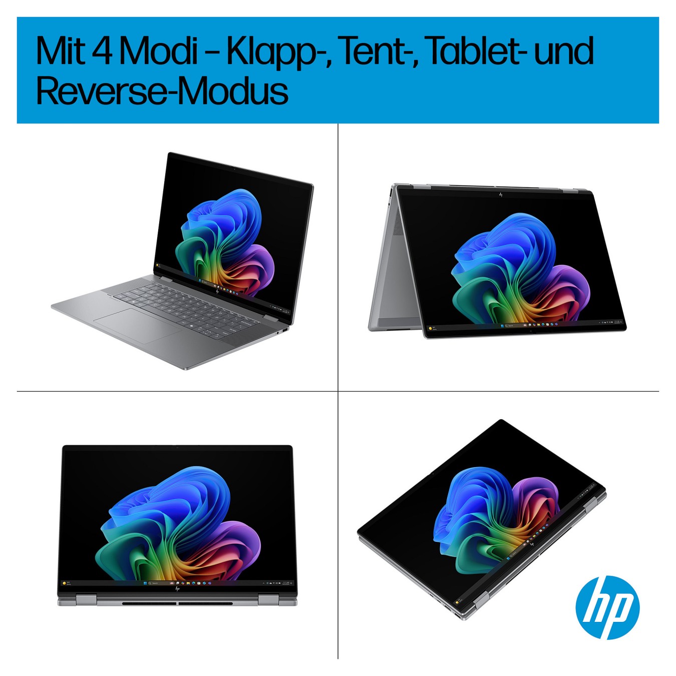 Buy HP OmniBook X Flip 16-ar0177ng RYZ AI 7 350 32GB 1TBSSD W11 Home Touch in Cyprus, Nicosia, Limassol, Larnaka, Pafos