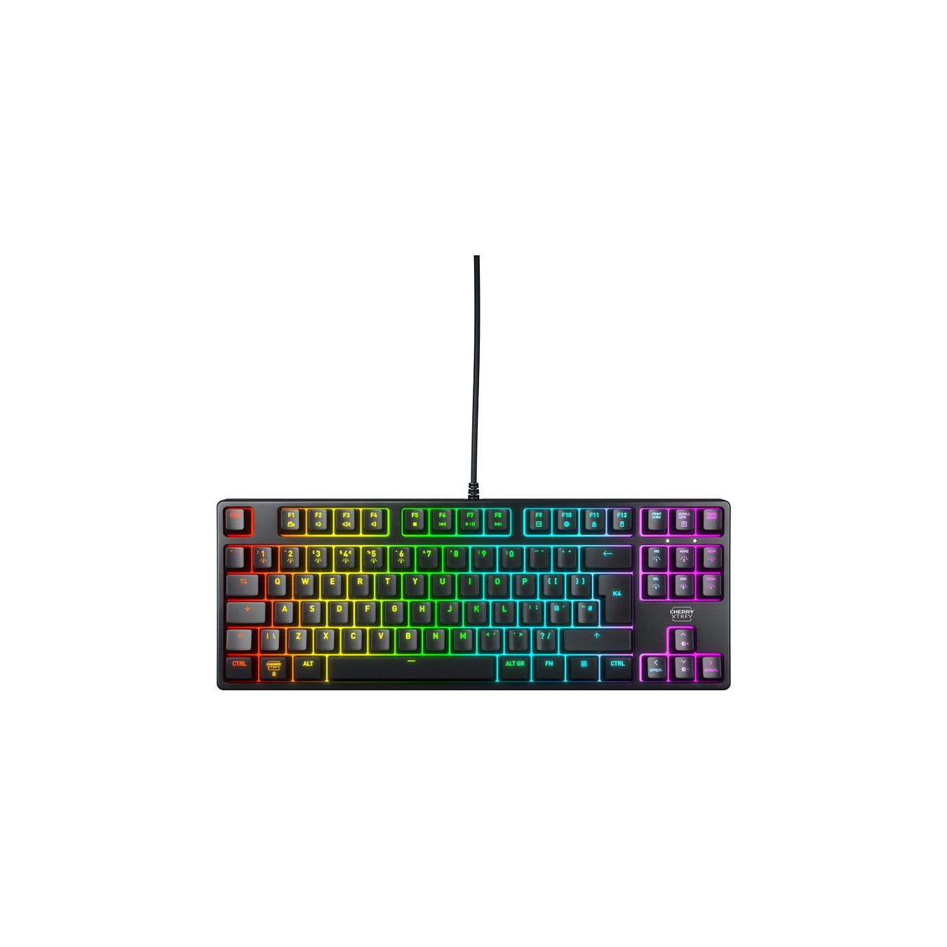 Buy CHERRY XTRFY K4V2 TKL keyboard. black in Cyprus, Nicosia, Limassol, Larnaka, Pafos
