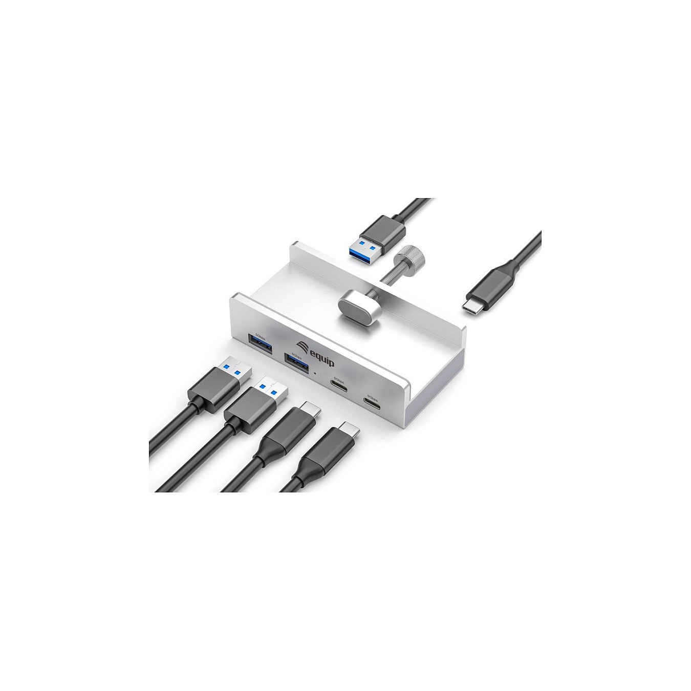Buy 4-Port-Klemm USB-A3.2-Hub- to 2xUSB-C 2xUSB-A 5Gbps in Cyprus, Nicosia, Limassol, Larnaka, Pafos