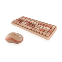 Buy KeySonic Desktop-Set KSKM-5200M-RF (DE) Wireless sand creme in Cyprus, Nicosia, Limassol, Larnaka, Pafos