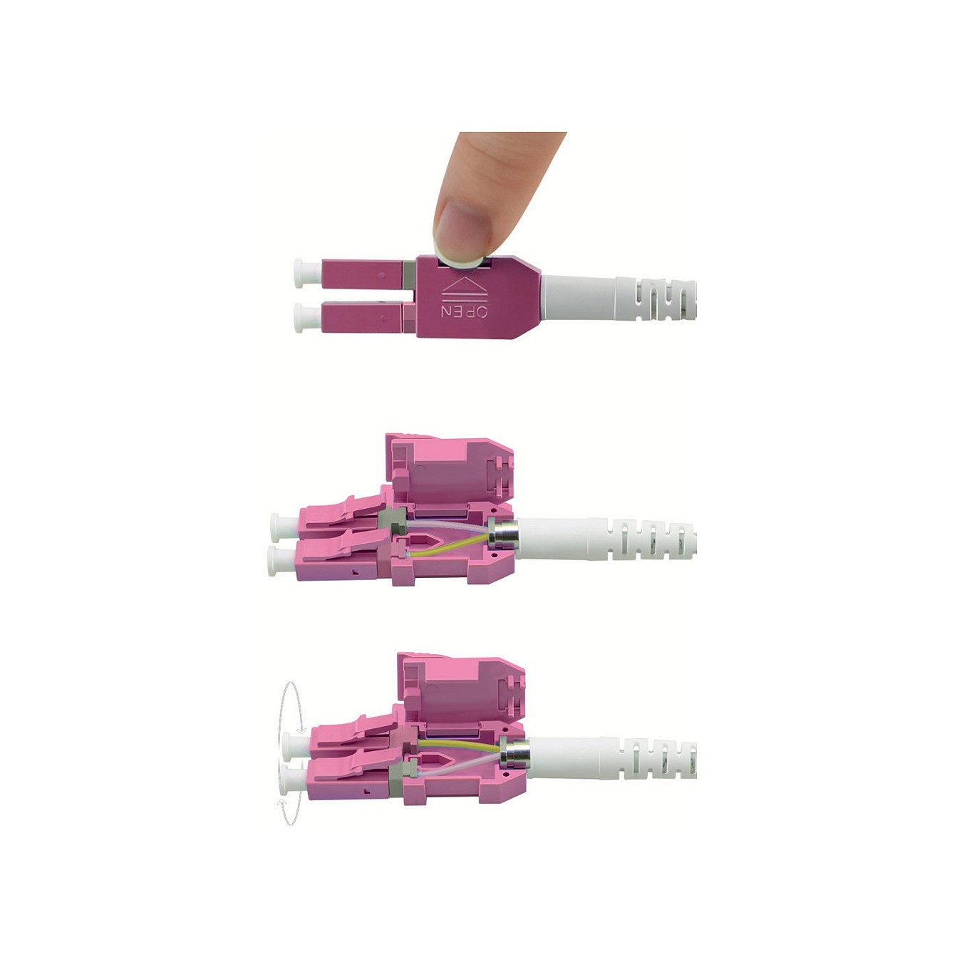 Buy ROLINE LWL-Kabel duplex 50 125m OM4, LC LC, UNIBOOT, violett, 5 m in Cyprus, Nicosia, Limassol, Larnaka, Pafos