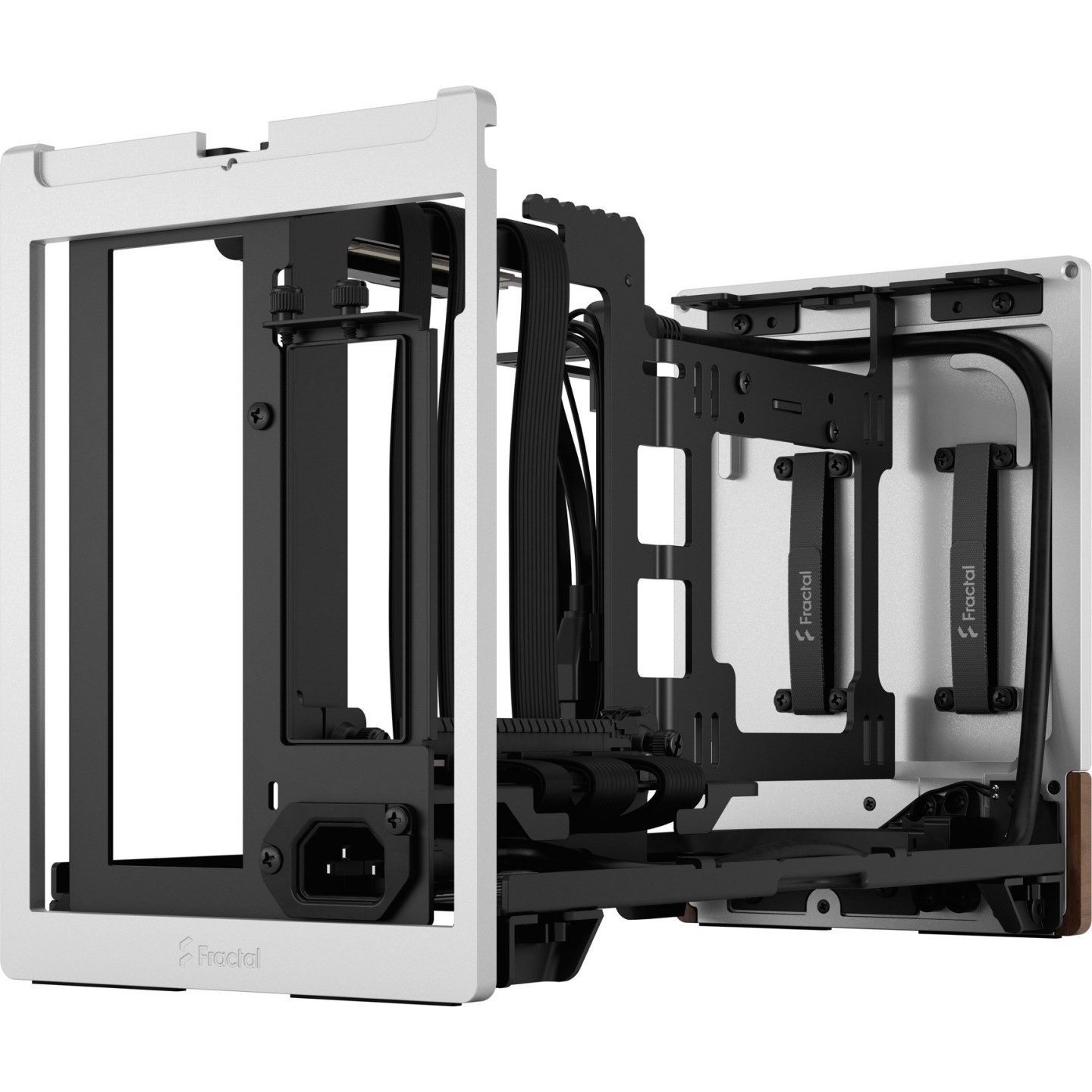 Fractal Design Terra Mini-ITX SFF Case - Silver Aluminium/Walnut (Boxed) — Buy in Cyprus with Fast Delivery