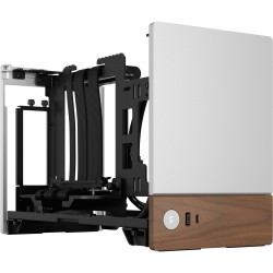 Fractal Design Terra Mini-ITX SFF Case - Silver Aluminium/Walnut (Boxed) — Buy in Cyprus with Fast Delivery