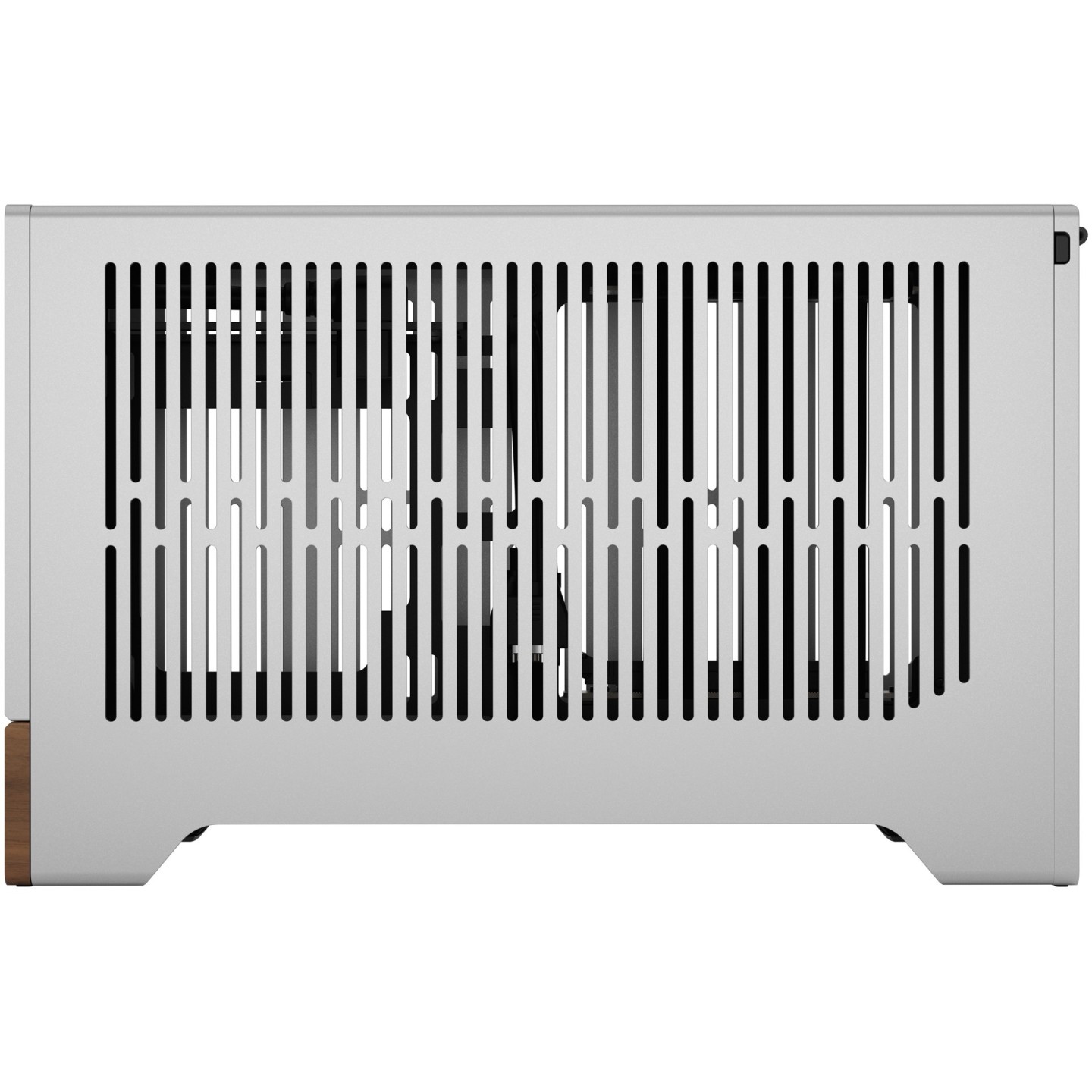 Fractal Design Terra Mini-ITX SFF Case - Silver Aluminium/Walnut (Boxed) — Buy in Cyprus with Fast Delivery