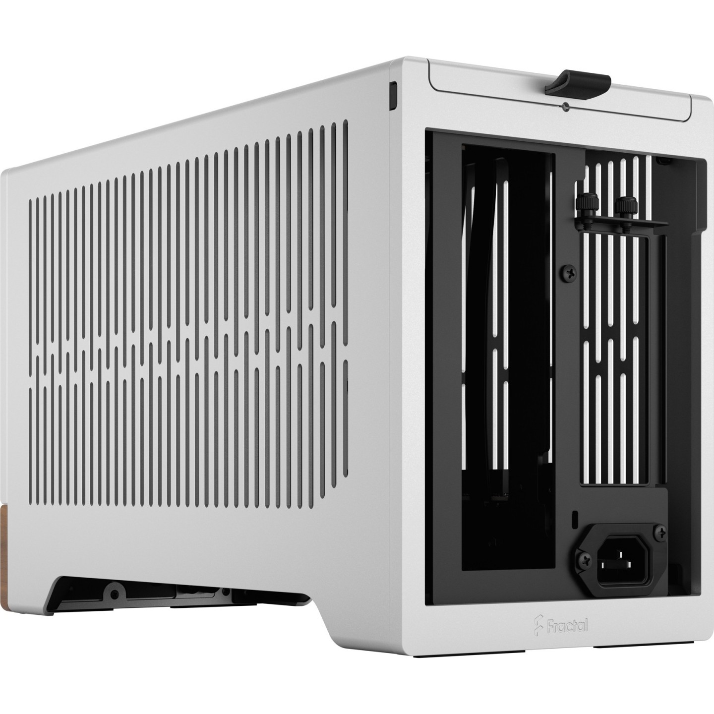 Fractal Design Terra Mini-ITX SFF Case - Silver Aluminium/Walnut (Boxed) — Buy in Cyprus with Fast Delivery