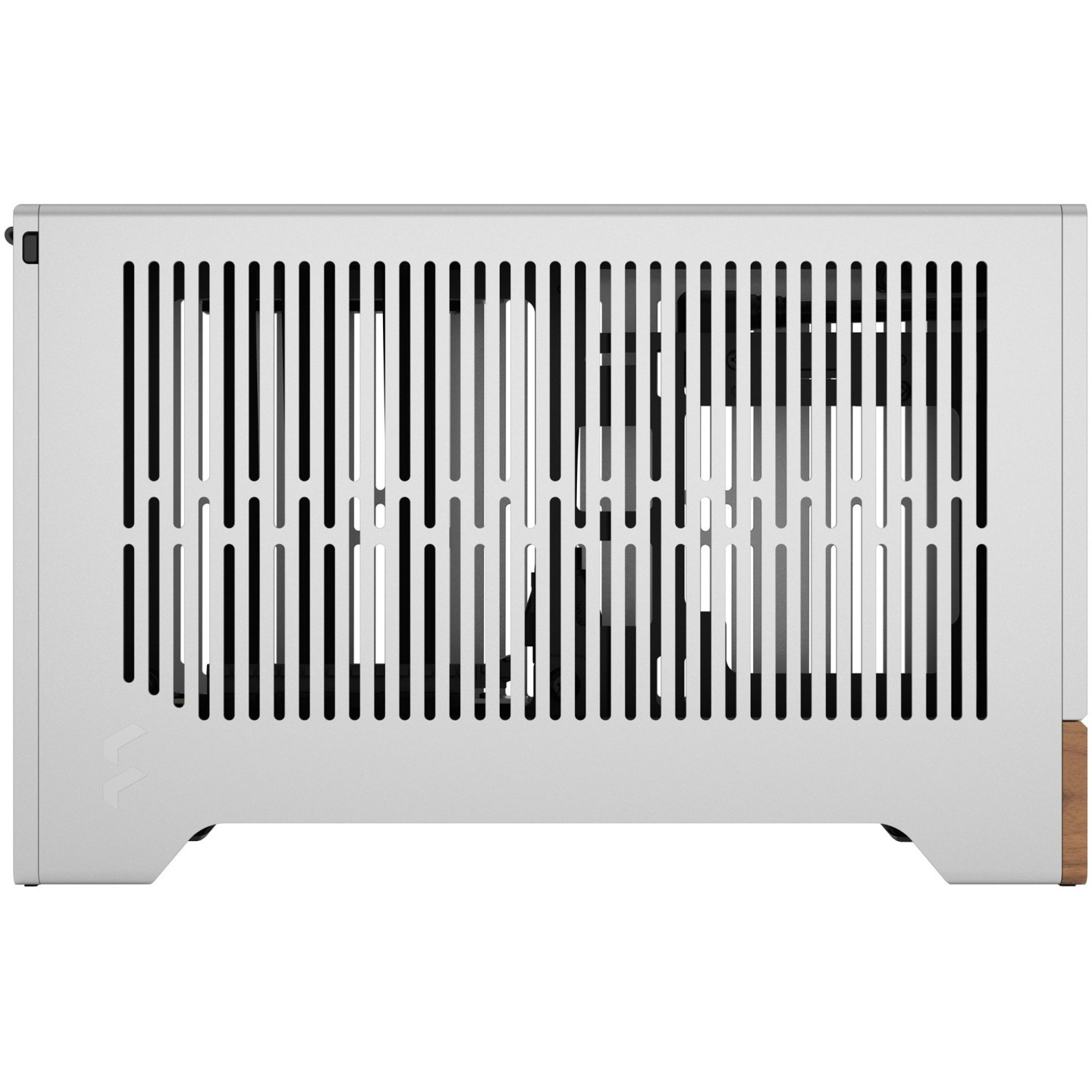 Fractal Design Terra Mini-ITX SFF Case - Silver Aluminium/Walnut (Boxed) — Buy in Cyprus with Fast Delivery