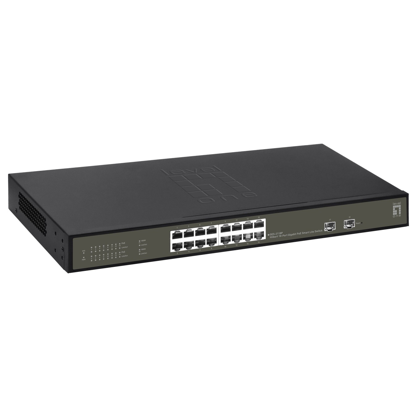 Buy Switch 16x GE GES-2118P 2xGSFP 19' 230W 16xPoE+ in Cyprus, Nicosia, Limassol, Larnaka, Pafos