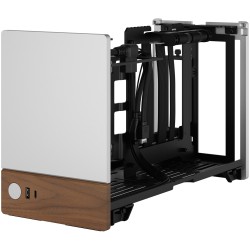Fractal Design Terra Mini-ITX SFF Case - Silver Aluminium/Walnut (Boxed) — Buy in Cyprus with Fast Delivery
