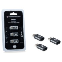 Buy CONCEPTRONIC Adapter USB-C- to Micro-B2.0 3Stk 480Mbs OTG gr in Cyprus, Nicosia, Limassol, Larnaka, Pafos