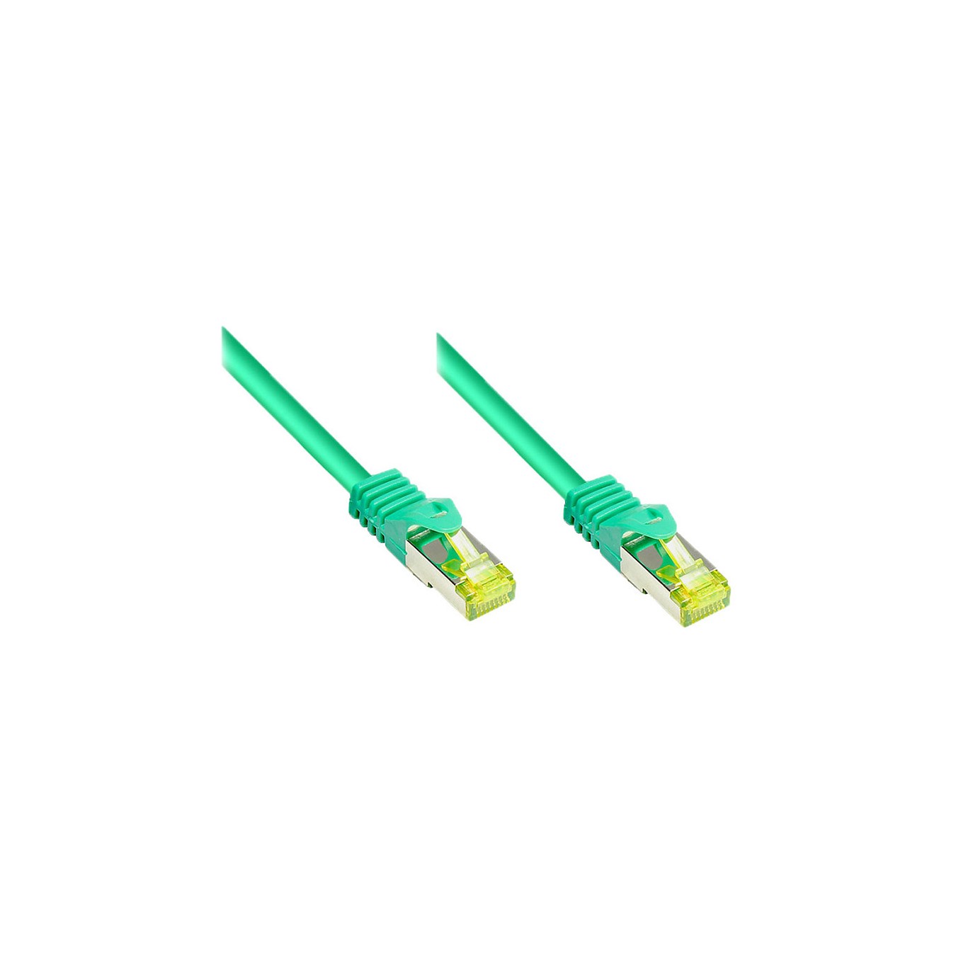 Buy GoodConnections RJ45 Patchkabel mit Cat. 7 Rohkabel und Rastnasenschutz (), S FTP, PiMF, halogenfrei, 500MHz, OFC, gr... in 