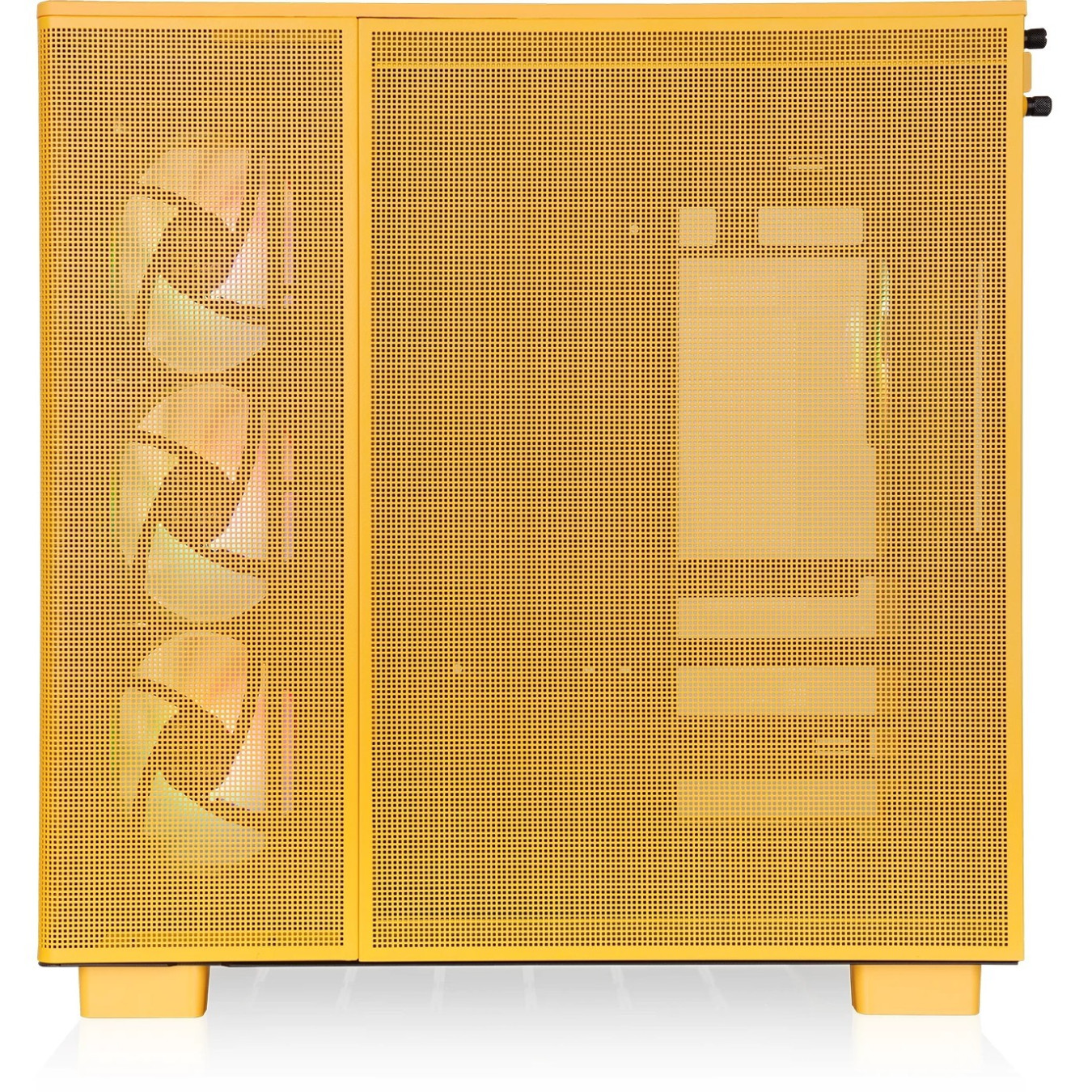 Thermaltake View 380 XL TG ARGB - Bumblebee Yellow Mid-Tower PC Case (ATX, mATX, Mini-ITX) — Buy in Cyprus with Fast Delivery