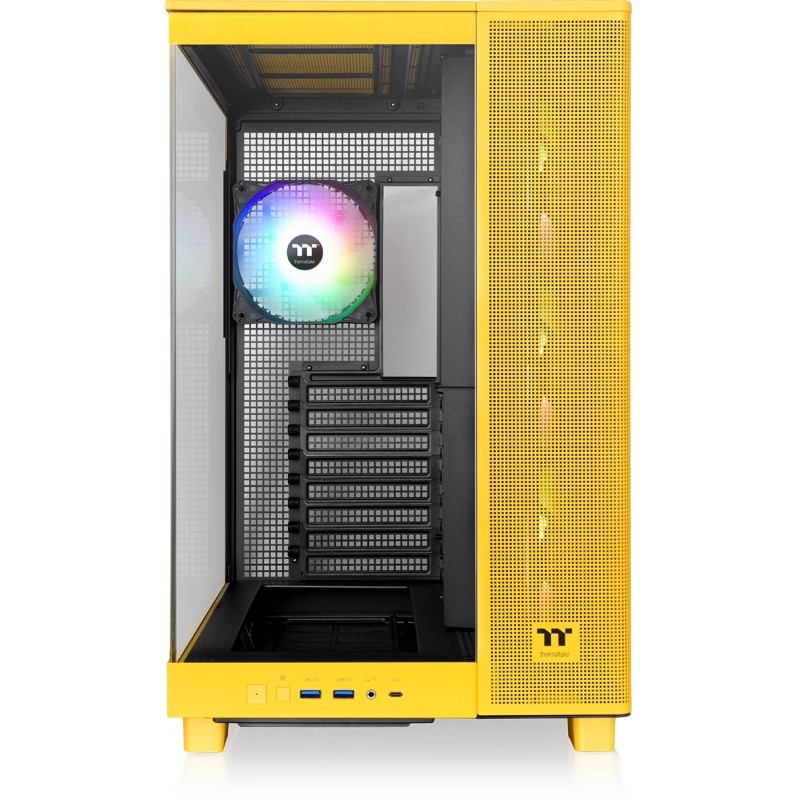 Buy Thermaltake View 380 XL TG ARGB - Bumblebee Yellow Mid-Tower PC Case (ATX, m... in Cyprus, Nicosia, Limassol, Larnaka, Pafos