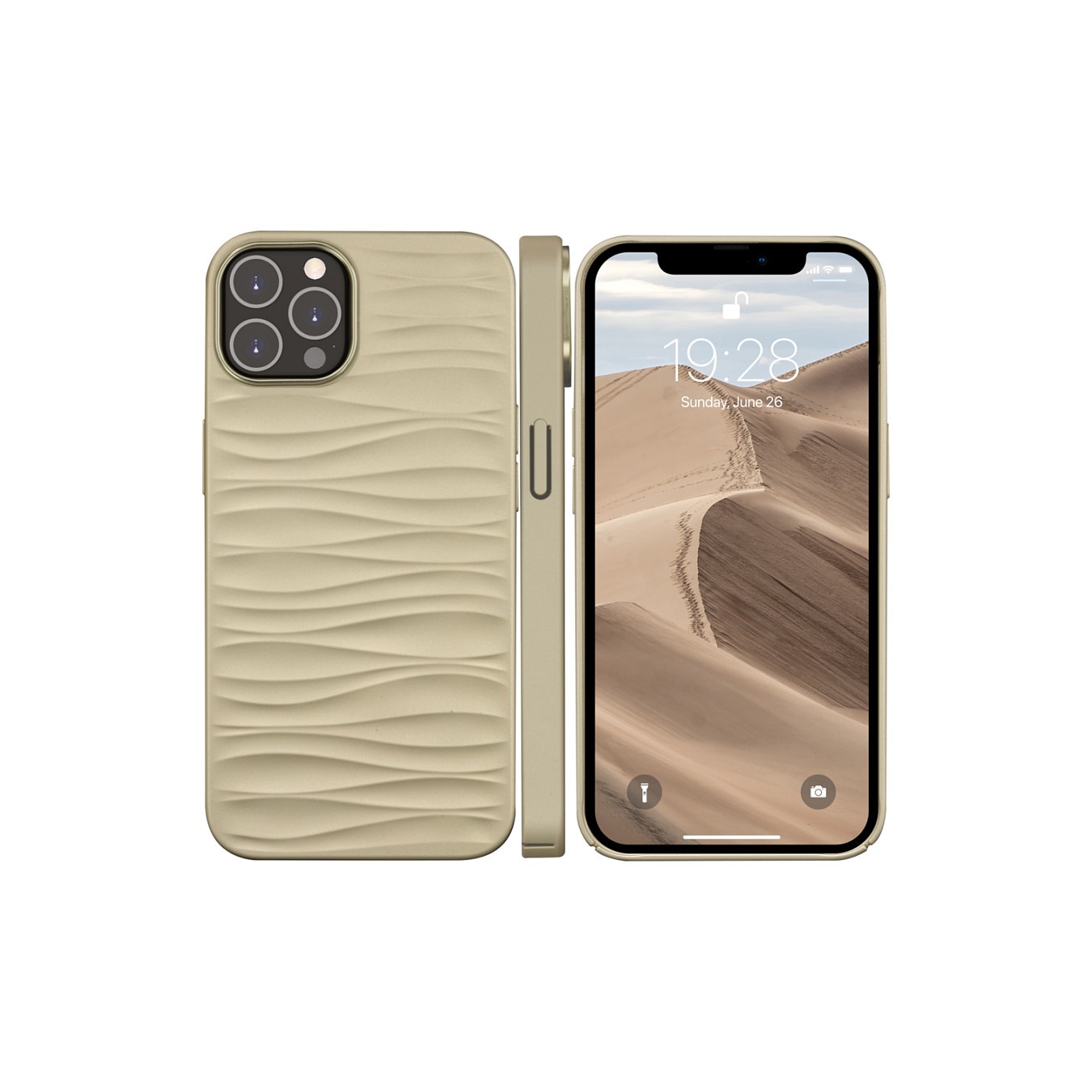 Buy dbramante1928 Dune - Hintere Abdeckung fr Mobiltelefon - 100 % recycelter Kunststoff - Sand - fr Apple iPhone 14 Pro Max in 