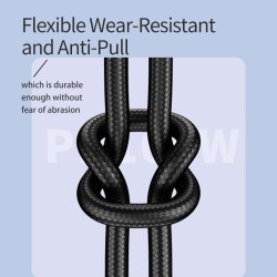 USB Cable Awei CL 117t 100W Type C to Type C 20V / 5A -  Official distributor