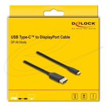 Buy Delock USB Type-CTM zu DisplayPort Kabel (DP Alt Mode) 8K 60 Hz mit HDR Funktion 2 m schwarz in Cyprus, Nicosia, Limassol, L