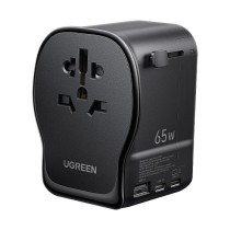 Buy UGREEN S550 Travel Adapter Universal GaN 65W mit Typ B (USA) Typ E F (EU) Typ G (Grobritannien) Typ I (Australien China) in 