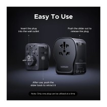 Buy UGREEN S550 Travel Adapter Universal GaN 65W mit Typ B (USA) Typ E F (EU) Typ G (Grobritannien) Typ I (Australien China) in 