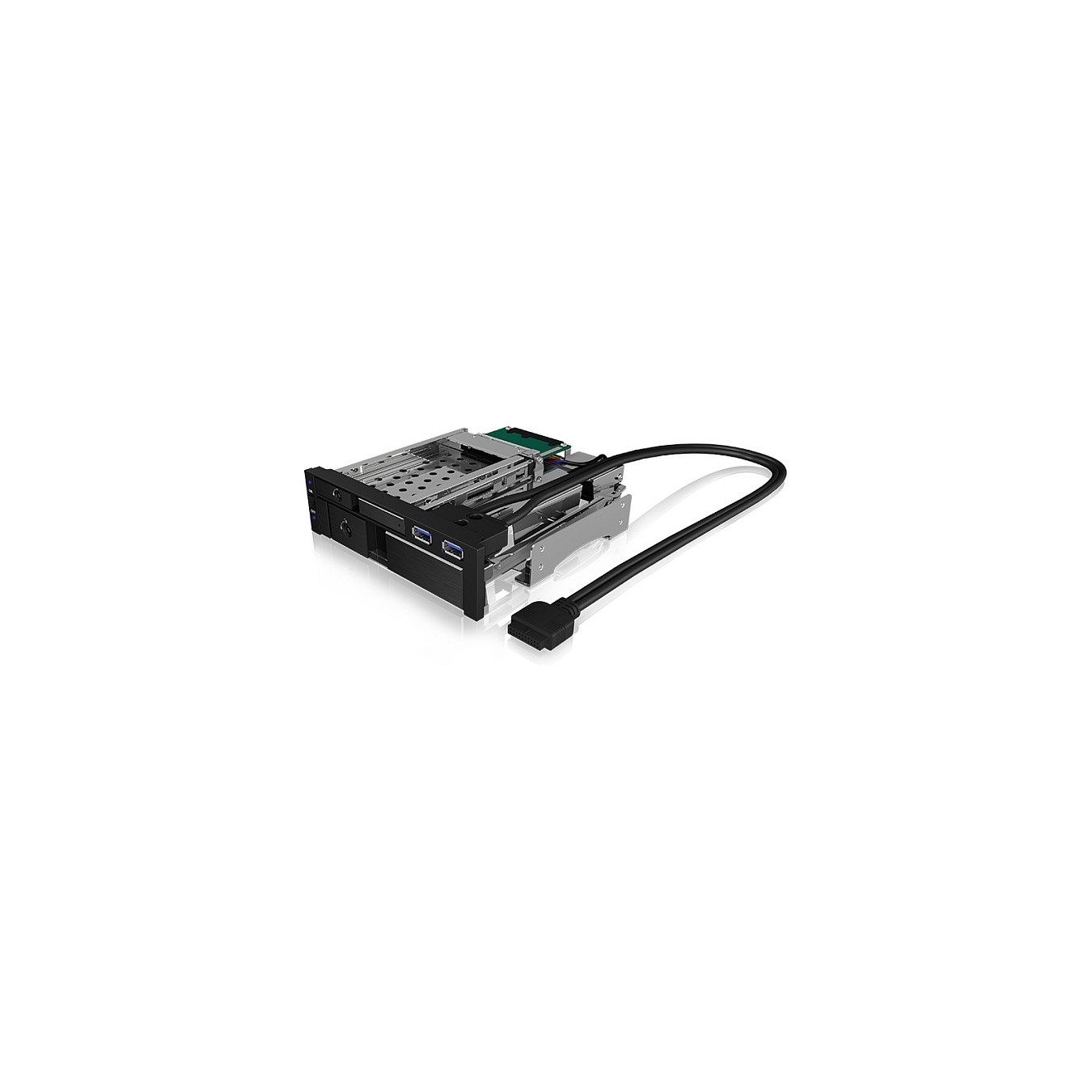 Buy ICY BOX Wechselrahmen, 1x 2,5'+1x 3,5' SATA SAS zu 2xSATA,für 5,25' Einschub, in Cyprus, Nicosia, Limassol, Larnaka, Pafos