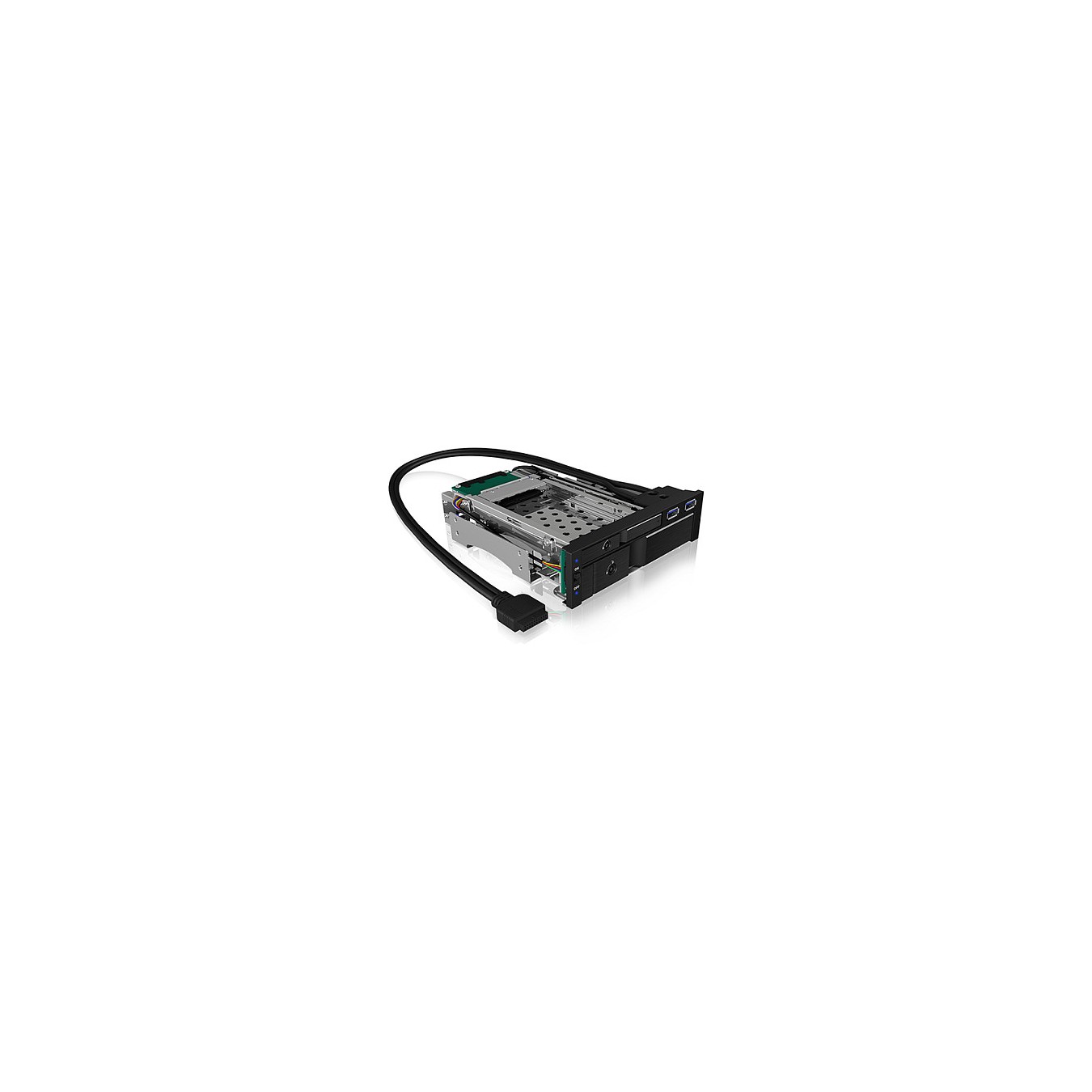Buy ICY BOX Wechselrahmen, 1x 2,5'+1x 3,5' SATA SAS zu 2xSATA,für 5,25' Einschub, in Cyprus, Nicosia, Limassol, Larnaka, Pafos