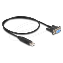 Buy Delock USB 2.0 zu Seriell RS-232 Adapter Sub-D 9 Buchse mit Schrauben kompaktem Steckergehäuse 50 cm FTDI in Cyprus, Nicosia