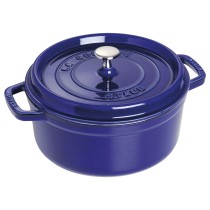 Buy Staub La Cocotte 24cm rund dunkelblau. Gusseisen in Cyprus, Nicosia, Limassol, Larnaka, Pafos