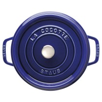 Buy Staub La Cocotte 24cm rund dunkelblau. Gusseisen in Cyprus, Nicosia, Limassol, Larnaka, Pafos