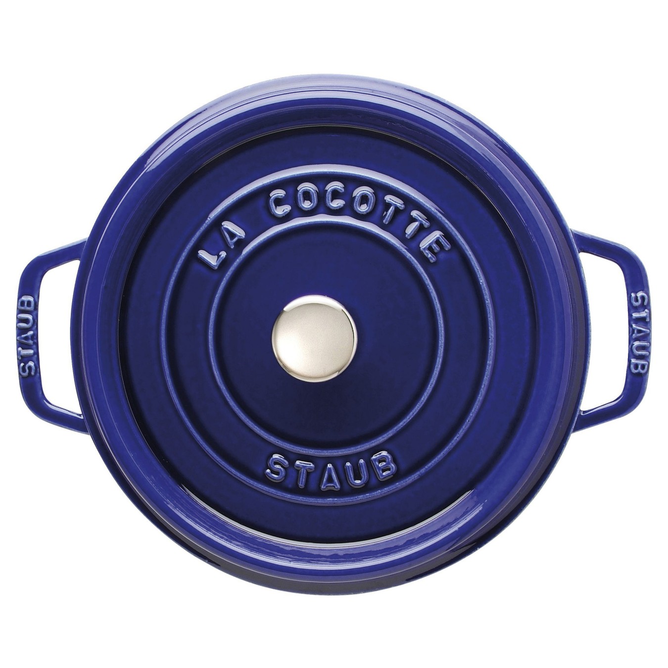 Buy Staub La Cocotte 24cm rund dunkelblau. Gusseisen in Cyprus, Nicosia, Limassol, Larnaka, Pafos