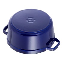 Buy Staub La Cocotte 24cm rund dunkelblau. Gusseisen in Cyprus, Nicosia, Limassol, Larnaka, Pafos