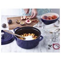 Buy Staub La Cocotte 24cm rund dunkelblau. Gusseisen in Cyprus, Nicosia, Limassol, Larnaka, Pafos