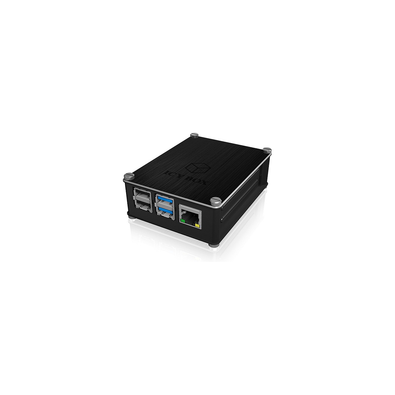 Buy ICY BOX Gehäuse für Raspberry Pi® 4, Aluminium Cover und Seitengitter in Cyprus, Nicosia, Limassol, Larnaka, Pafos