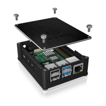 Buy ICY BOX Gehäuse für Raspberry Pi® 4, Aluminium Cover und Seitengitter in Cyprus, Nicosia, Limassol, Larnaka, Pafos