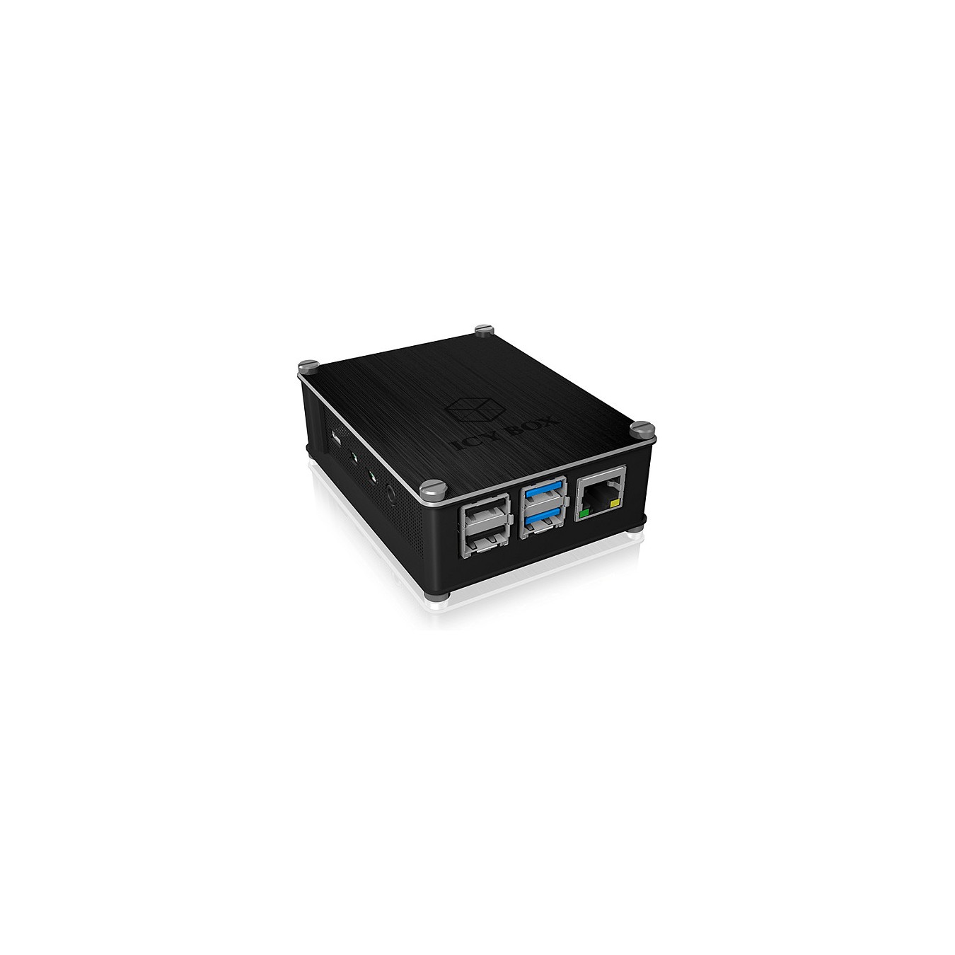 Buy ICY BOX Gehäuse für Raspberry Pi® 4, Aluminium Cover und Seitengitter in Cyprus, Nicosia, Limassol, Larnaka, Pafos