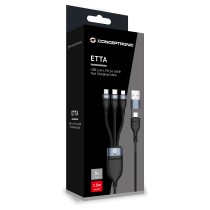 Buy CONCEPTRONIC Kabel USB-C -A3.0- to C MicroB + 480Mbs 1.50m sw in Cyprus, Nicosia, Limassol, Larnaka, Pafos
