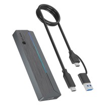 Buy ICY BOX M.2 NVMe & SATA enclosure, RGB lighting, USB 3.2 Gen 2, 10 Gbps in Cyprus, Nicosia, Limassol, Larnaka, Pafos