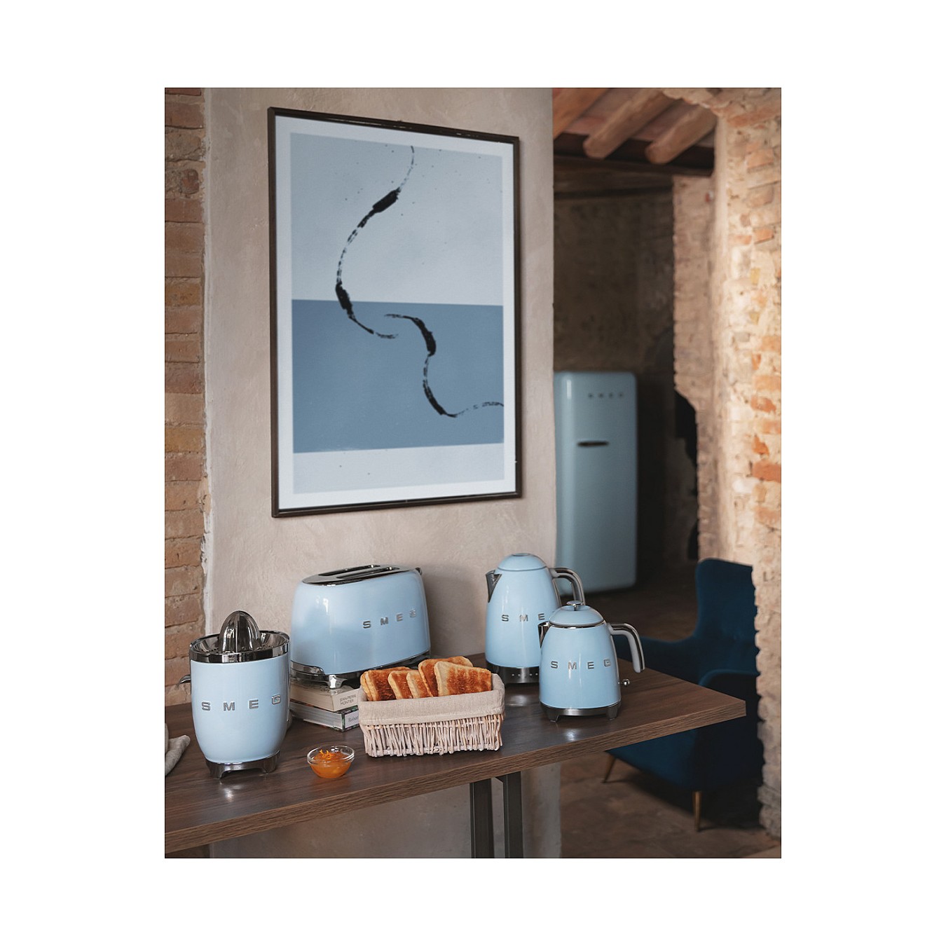 Buy SMEG KLF05PBEU Mini Wasserkocher Blau in Cyprus, Nicosia, Limassol, Larnaka, Pafos