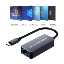 Buy CONCEPTRONIC Adapter USB-C3.2- to 2.5GbE WoL 5Gbs 0.14m sw in Cyprus, Nicosia, Limassol, Larnaka, Pafos