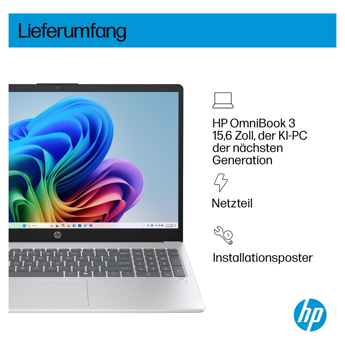Buy HP OmniBook 3 15-fn0652ng RYZ AI 5 16GB 512SSD W11 Home in Cyprus, Nicosia, Limassol, Larnaka, Pafos