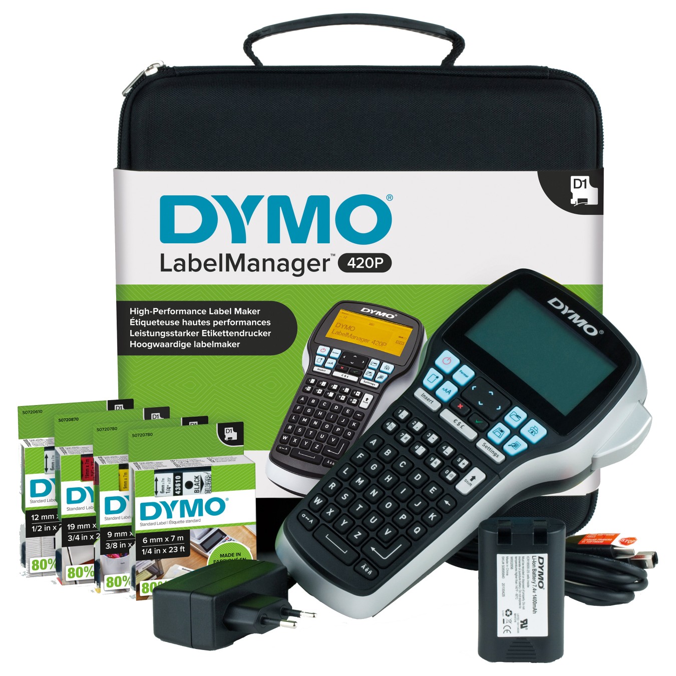 Buy DYMO LabelManager 420P im praktischen Koffer (SoftCase) in Cyprus, Nicosia, Limassol, Larnaka, Pafos