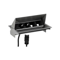 Buy BACHMANN CONEO SET 2x Schutzkontakt 2x ABD silberfarben in Cyprus, Nicosia, Limassol, Larnaka, Pafos