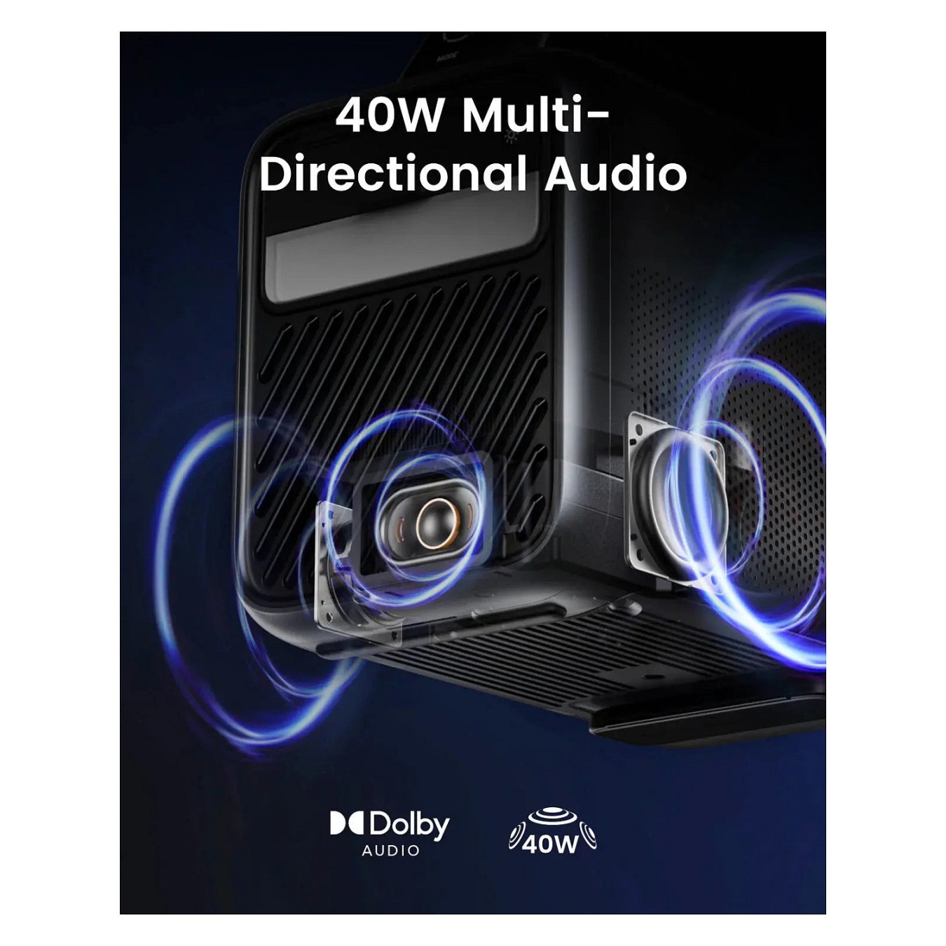 Buy (1920x1080) Anker Nebula Mars 3 DLP LED 1000-Lumen 16:9 HDMI USB Android TV Bluetooth Speaker Full HD Black in Cyprus, Nicos