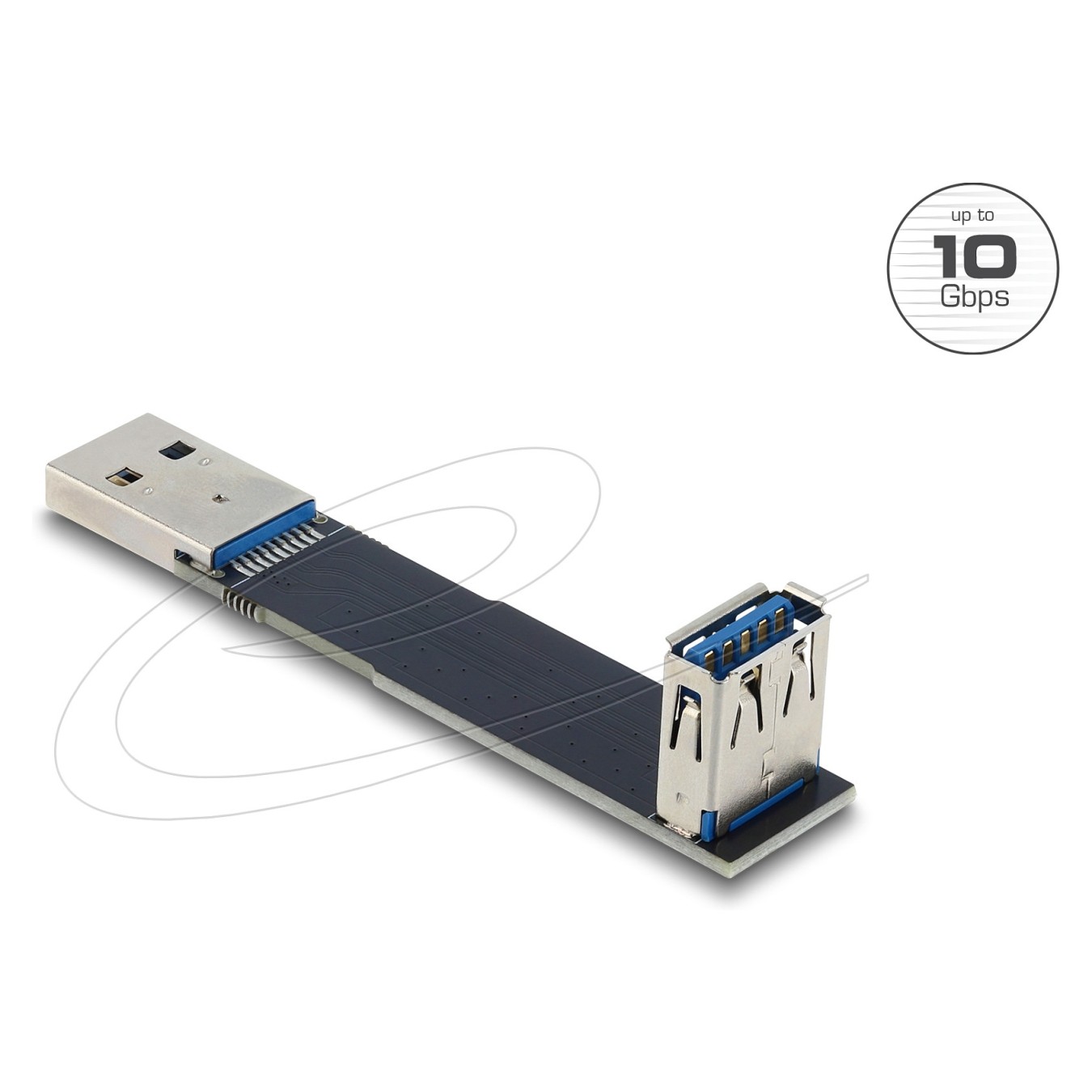 Buy Delock USB 10 Gbps Adapter USB Typ-A Buchse zu Stecker gewinkelt 90° in Cyprus, Nicosia, Limassol, Larnaka, Pafos