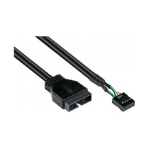 Buy Good Connections Adapter Pin-Header USB3.0St-USB2.0Bu 0,3m in Cyprus, Nicosia, Limassol, Larnaka, Pafos